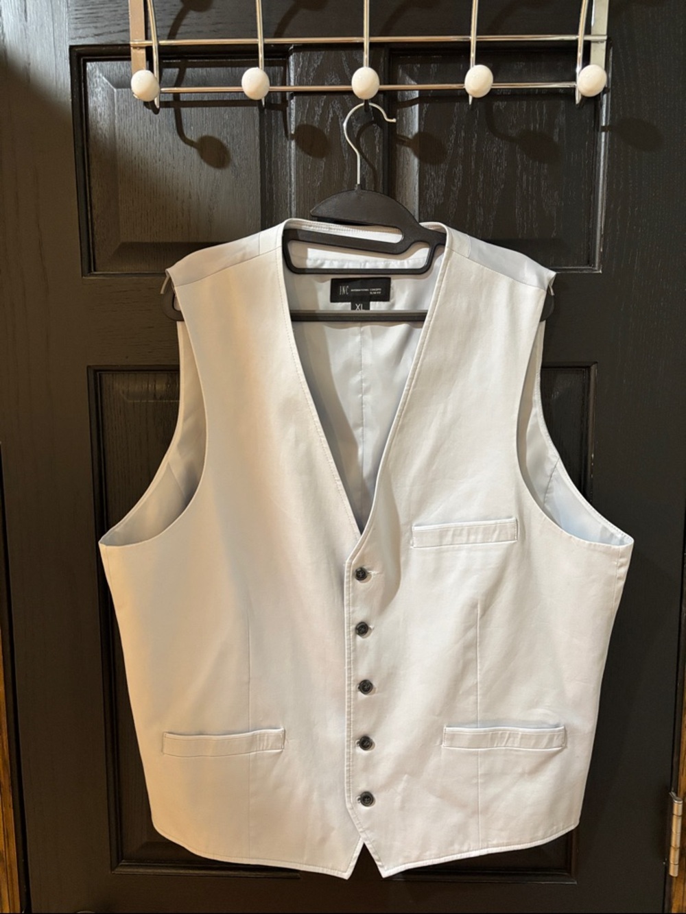INC International Concepts Men's Light Gray Dress Vest